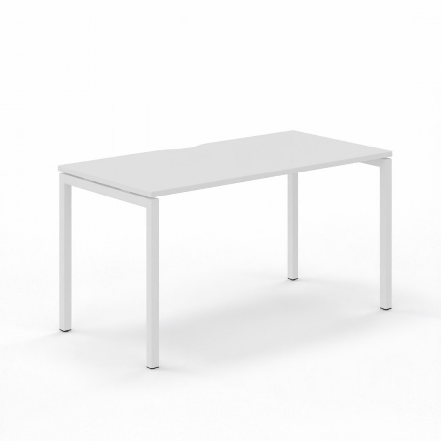 Nova U Scalloped Edge Bench Desk